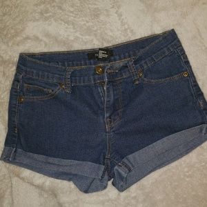 Denim shorts